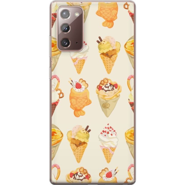 Mobildeksel til Samsung Galaxy Note20 med Glassig motiv