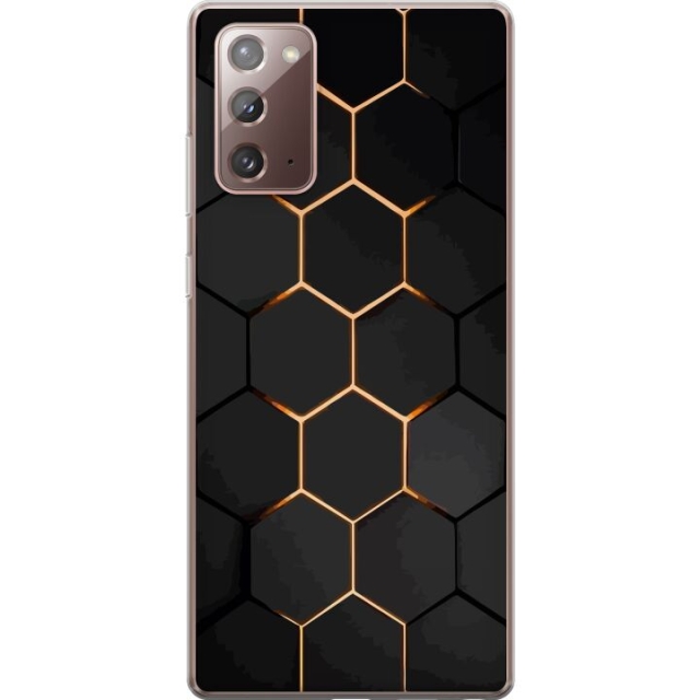 Mobildeksel til Samsung Galaxy Note20 med Luksuriøst Mønster motiv
