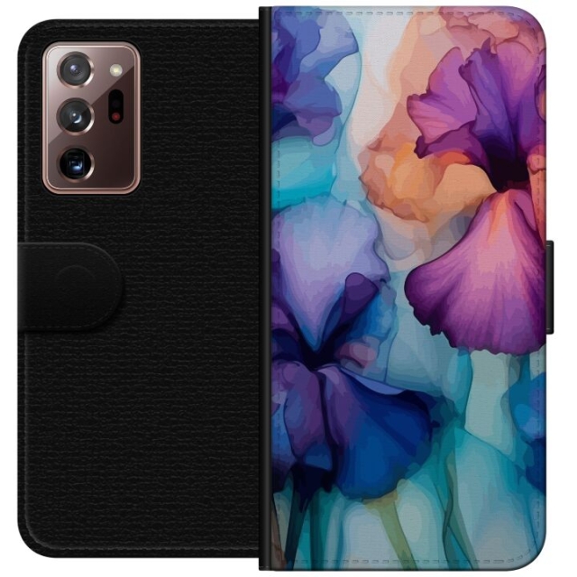 Lommeboketui til Samsung Galaxy Note20 Ultra med Magiske blomster motiv