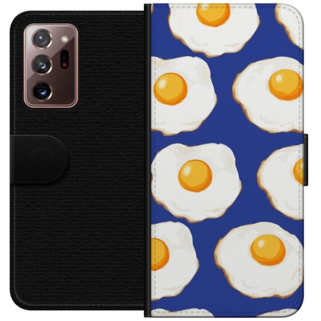 Lommeboketui til Samsung Galaxy Note20 Ultra med Stekte egg motiv