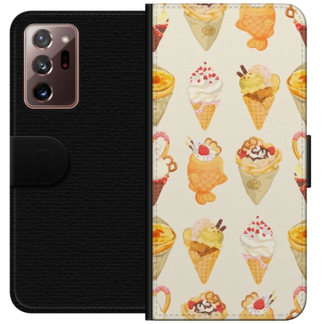 Lommeboketui til Samsung Galaxy Note20 Ultra med Glassig motiv