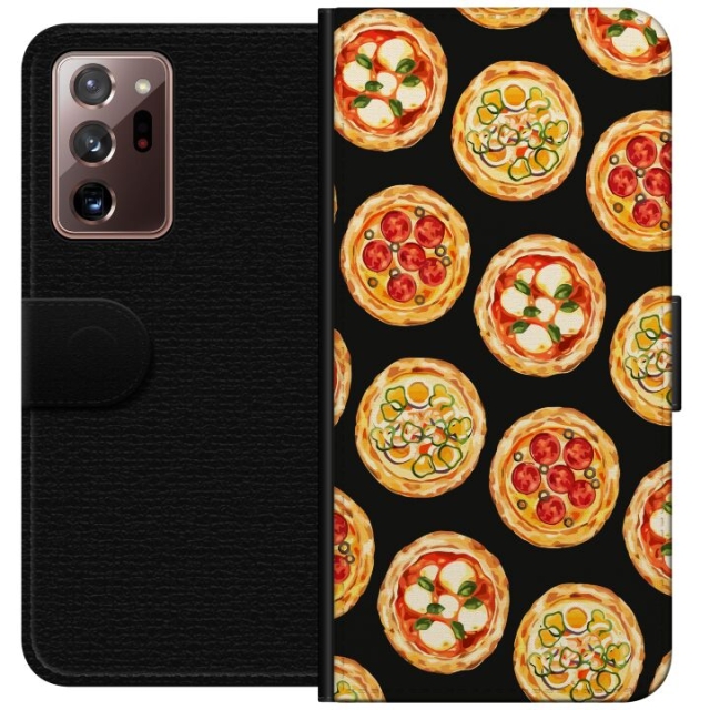 Lommeboketui til Samsung Galaxy Note20 Ultra med Pizza motiv