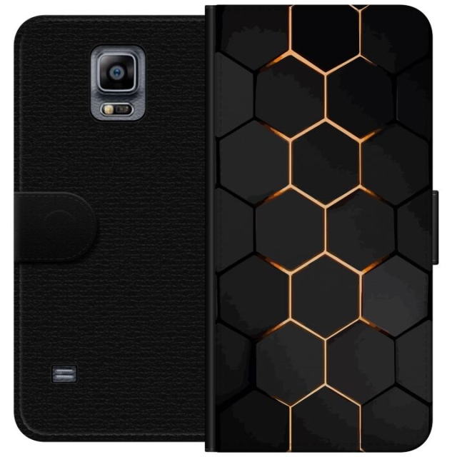 Lommeboketui til Samsung Galaxy Note 4 med Luksuriøst Mønster motiv