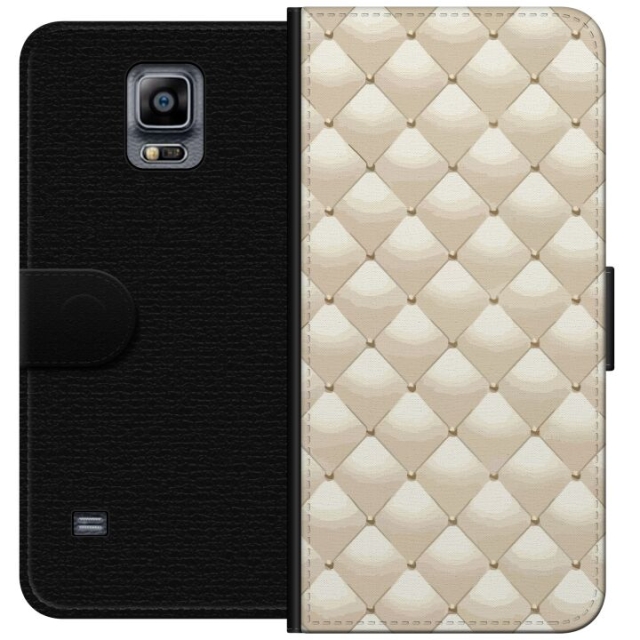 Lommeboketui til Samsung Galaxy Note 4 med Gullglans motiv