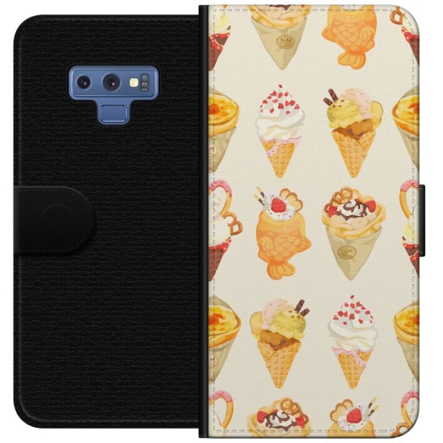 Lommeboketui til Samsung Galaxy Note9 med Glassig motiv