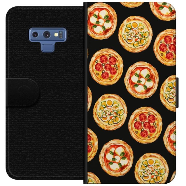 Lommeboketui til Samsung Galaxy Note9 med Pizza motiv