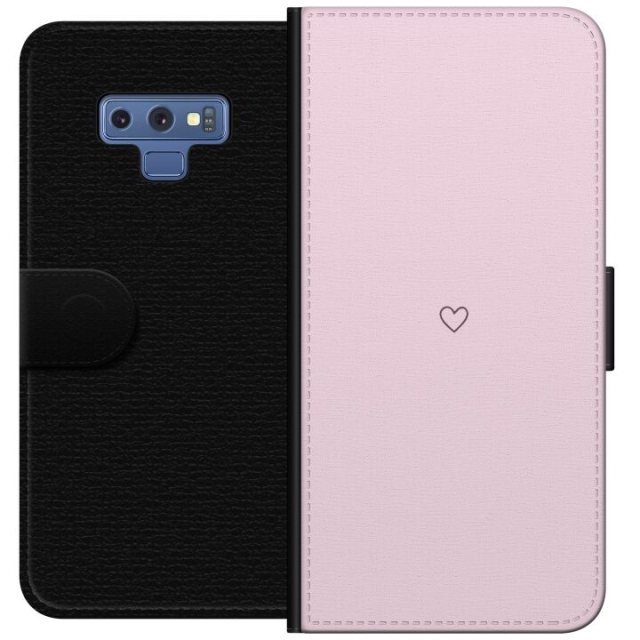 Lommeboketui til Samsung Galaxy Note9 med Hjerte motiv