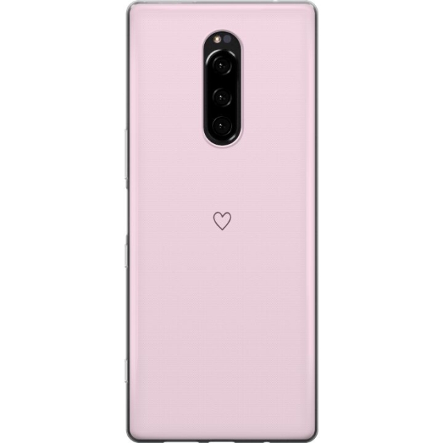 Mobildeksel til Sony Xperia 1 med Hjerte motiv