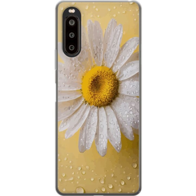 Mobildeksel til Sony Xperia 10 II med Porselensblomst motiv