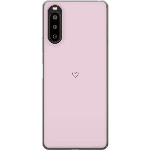 Mobildeksel til Sony Xperia 10 II med Hjerte motiv
