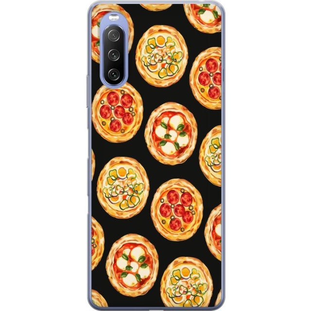 Mobildeksel til Sony Xperia 10 III med Pizza motiv
