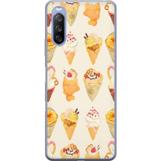 Mobildeksel til Sony Xperia 10 III Lite med Glassig motiv