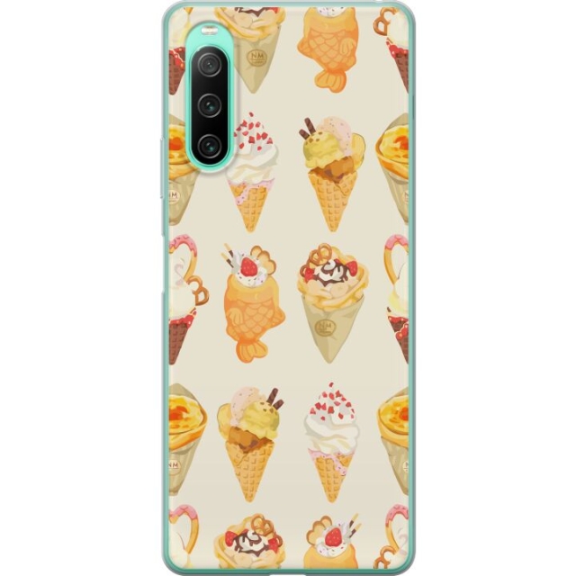 Mobildeksel til Sony Xperia 10 IV med Glassig motiv