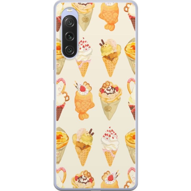 Mobildeksel til Sony Xperia 10 V med Glassig motiv