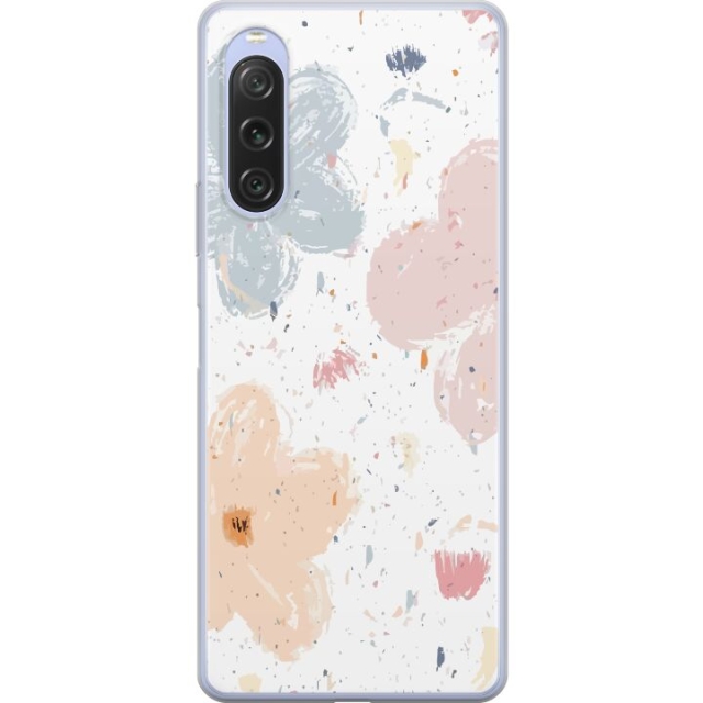 Mobildeksel til Sony Xperia 10 V med Blomster motiv