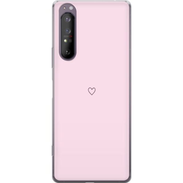 Mobildeksel til Sony Xperia 1 II med Hjerte motiv