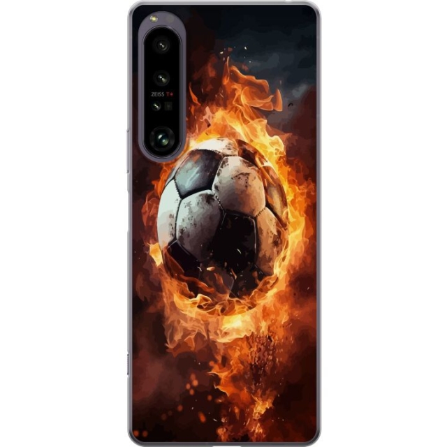 Mobildeksel til Sony Xperia 1 IV med Fotball motiv