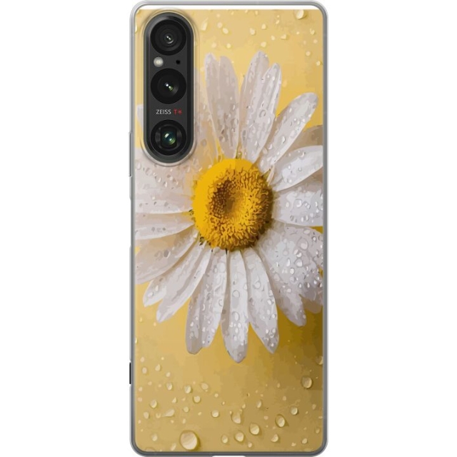 Mobildeksel til Sony Xperia 1 V med Porselensblomst motiv