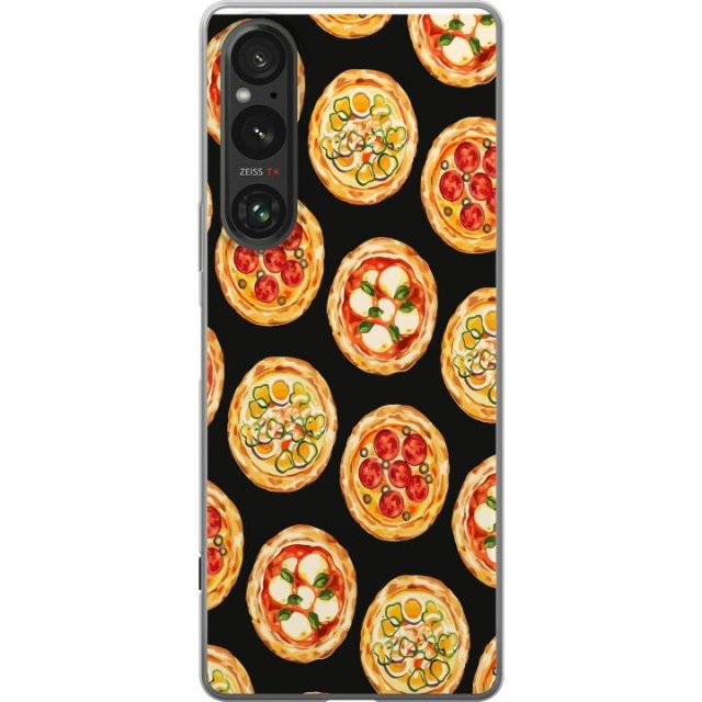 Mobildeksel til Sony Xperia 1 V med Pizza motiv