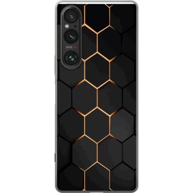 Mobildeksel til Sony Xperia 1 V med Luksuriøst Mønster motiv