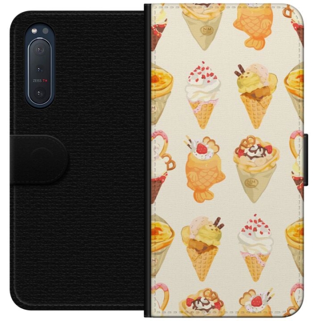 Lommeboketui til Sony Xperia 5 II med Glassig motiv