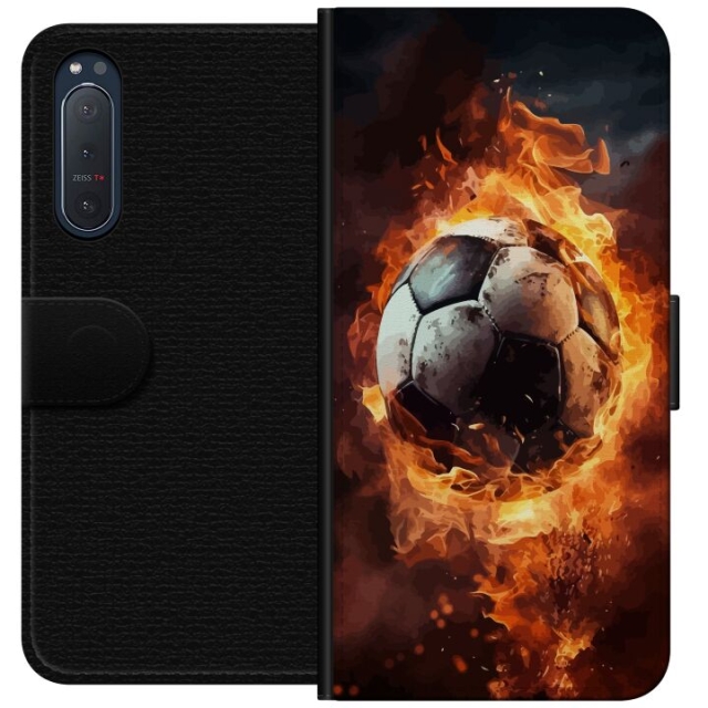 Lommeboketui til Sony Xperia 5 II med Fotball motiv