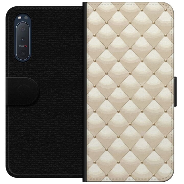 Lommeboketui til Sony Xperia 5 II med Gullglans motiv