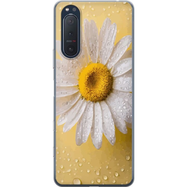 Mobildeksel til Sony Xperia 5 II med Porselensblomst motiv