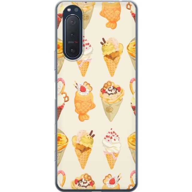 Mobildeksel til Sony Xperia 5 II med Glassig motiv