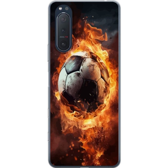 Mobildeksel til Sony Xperia 5 II med Fotball motiv