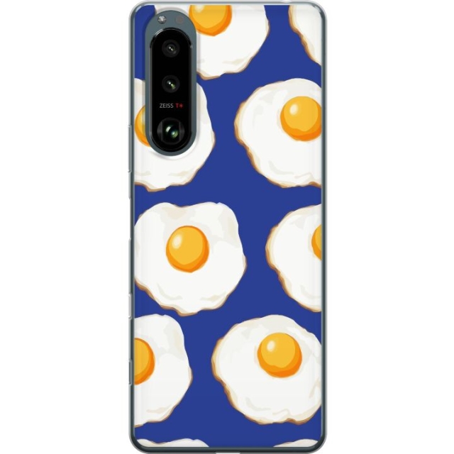Mobildeksel til Sony Xperia 5 III med Stekte egg motiv