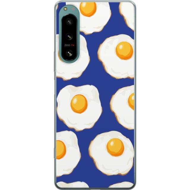 Mobildeksel til Sony Xperia 5 IV med Stekte egg motiv