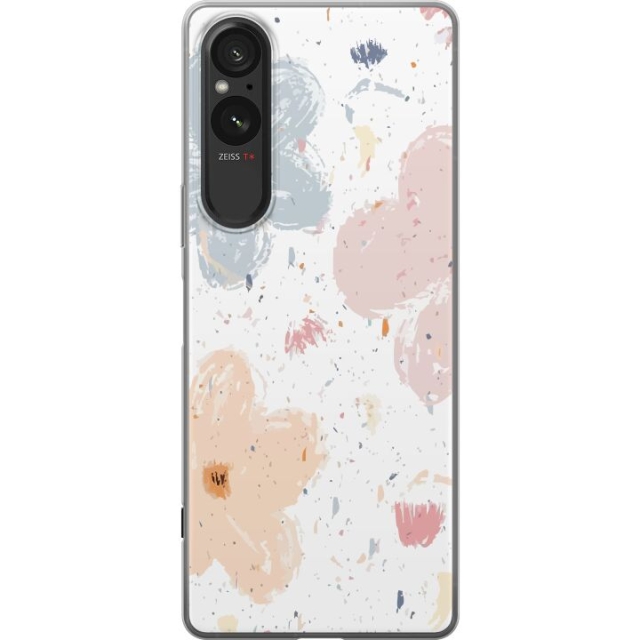 Mobildeksel til Sony Xperia 5 V med Blomster motiv
