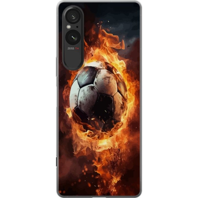 Mobildeksel til Sony Xperia 5 V med Fotball motiv