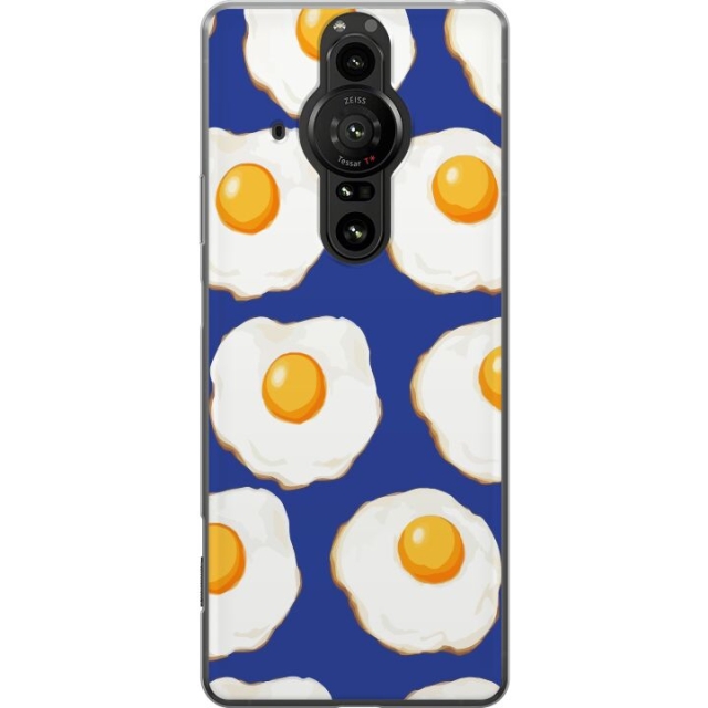 Mobildeksel til Sony Xperia Pro-I med Stekte egg motiv