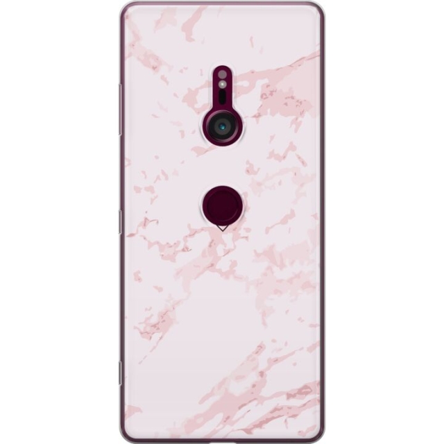Mobildeksel til Sony Xperia XZ3 med Rosa Hjerte motiv