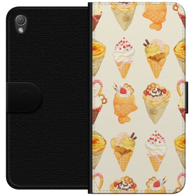 Lommeboketui til Sony Xperia Z3 med Glassig motiv