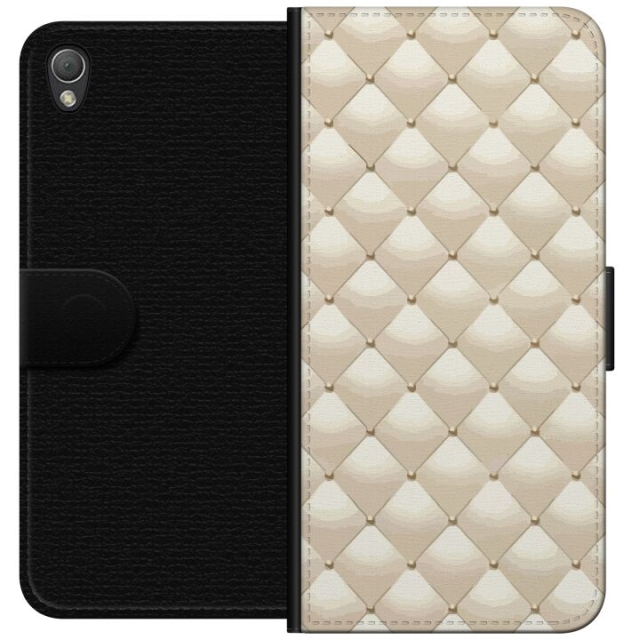 Lommeboketui til Sony Xperia Z3 med Gullglans motiv