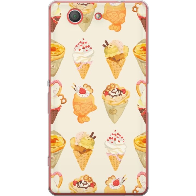 Mobildeksel til Sony Xperia Z3 Compact med Glassig motiv