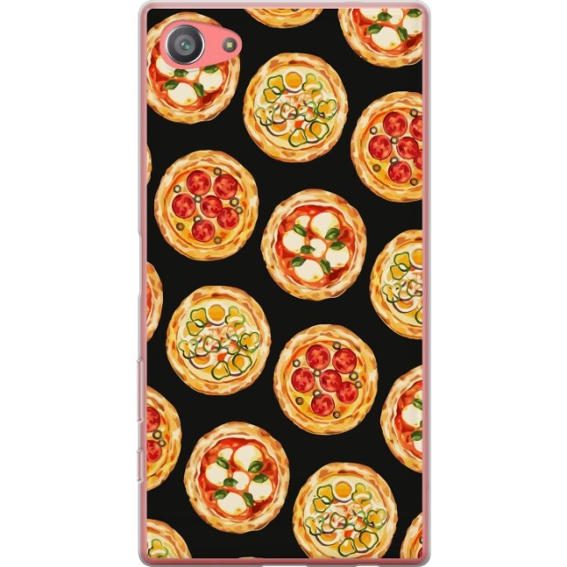 Mobildeksel til Sony Xperia Z5 Compact med Pizza motiv
