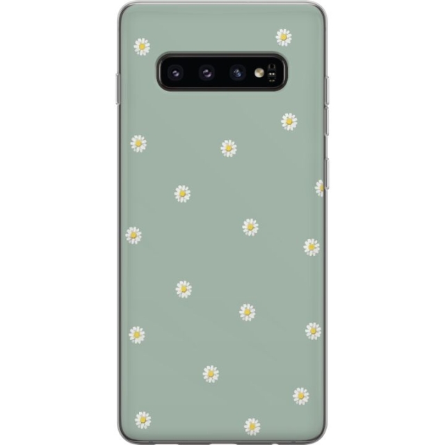 Mobildeksel til Samsung Galaxy S10 med Prestekrage motiv