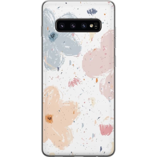 Mobildeksel til Samsung Galaxy S10 med Blomster motiv