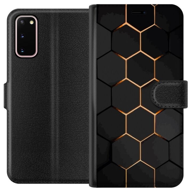 Lommeboketui til Samsung Galaxy S20 med Luksuriøst Mønster motiv