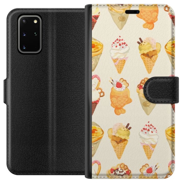 Lommeboketui til Samsung Galaxy S20+ med Glassig motiv