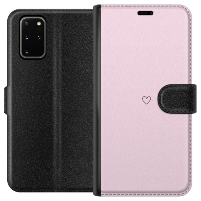 Lommeboketui til Samsung Galaxy S20+ med Hjerte motiv