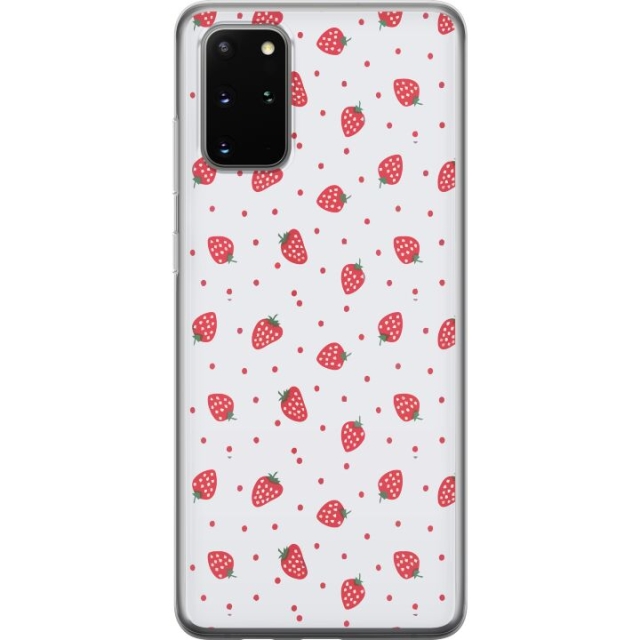 Mobildeksel til Samsung Galaxy S20+ med Jordbær motiv