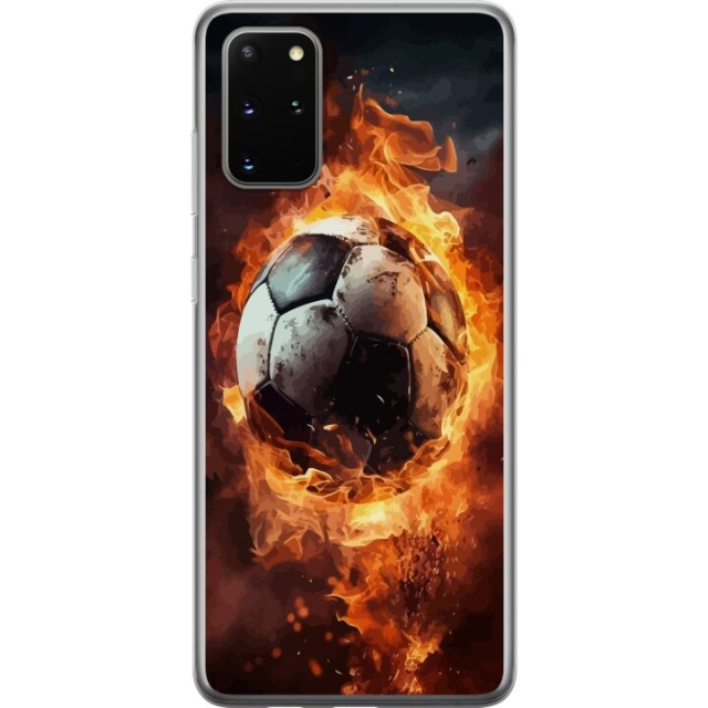 Mobildeksel til Samsung Galaxy S20+ med Fotball motiv
