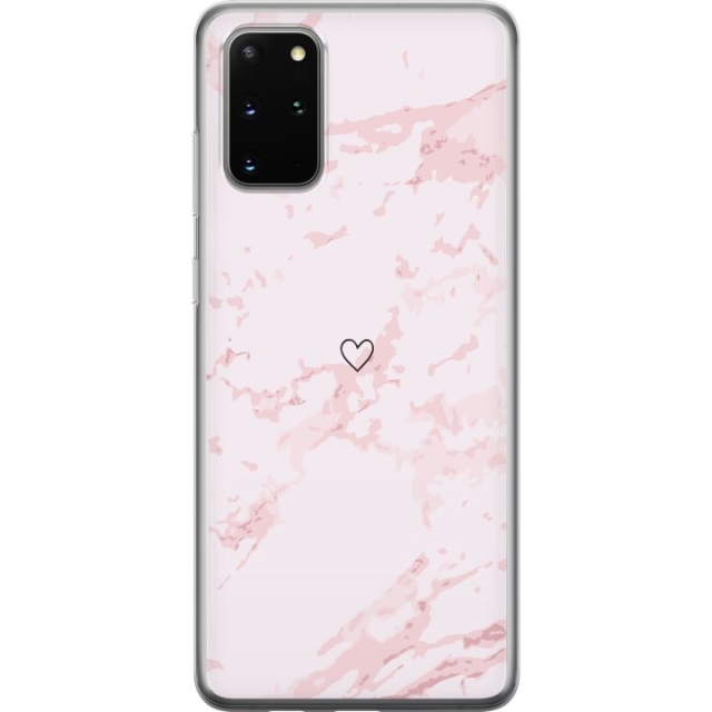 Mobildeksel til Samsung Galaxy S20+ med Rosa Hjerte motiv