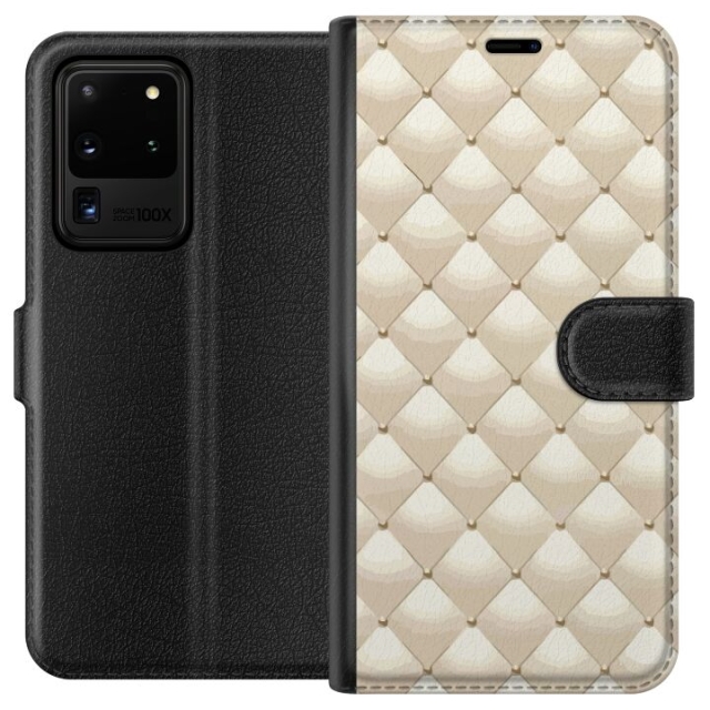 Lommeboketui til Samsung Galaxy S20 Ultra med Gullglans motiv