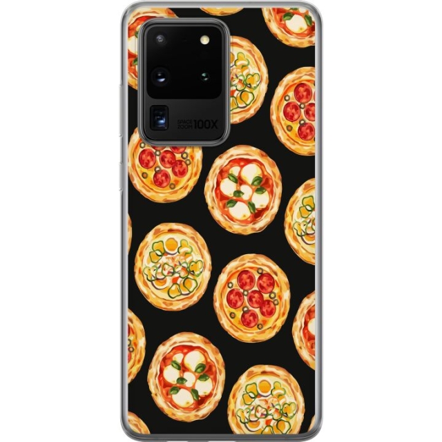 Mobildeksel til Samsung Galaxy S20 Ultra med Pizza motiv